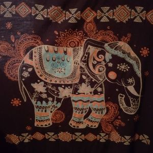 Elephant racer back tank top